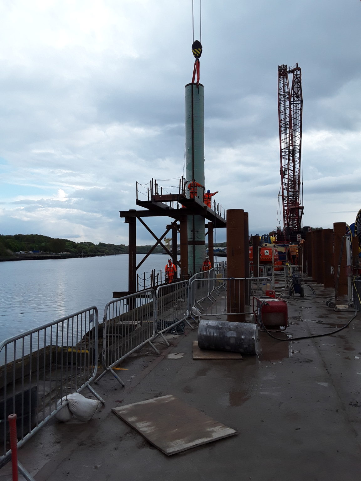 Deep Water Tank SPI Piling A E Yates