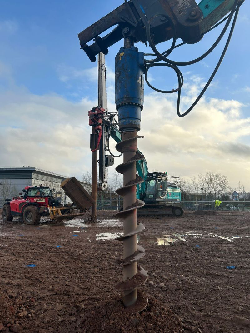 Pre bore and Vibro
